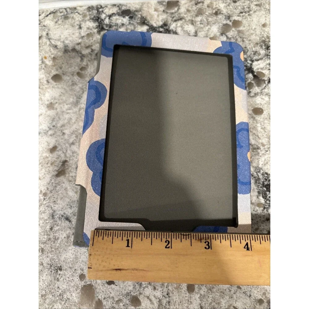 Kindle Case New Blue Flowers with‎ Hands Strap and Stand for Paperwhite